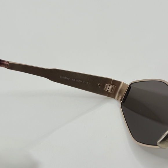 Celine Triomphe Hexagon Sunglasses – Gold Metal (CL40254U) main image 13